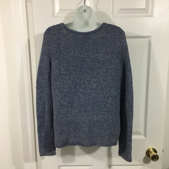 RAG & Bone Blue Knit Laurel Pullover Sweater - Picture 6 of 10